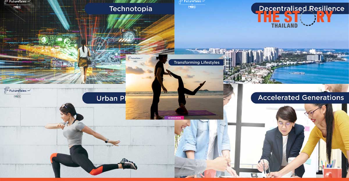 5 future scenarios in the next 30 years to 2050 for Greater Bangkok