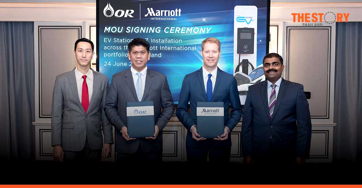 OR with Marriott expanding the network of EV Station PluZ