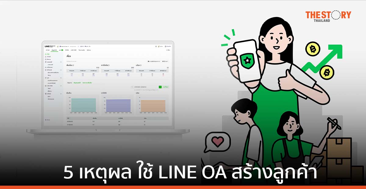 5 เหตุผล คนเริ่มธุรกิจยุคใหม่ ใช้ LINE OA สร้างลูกค้า