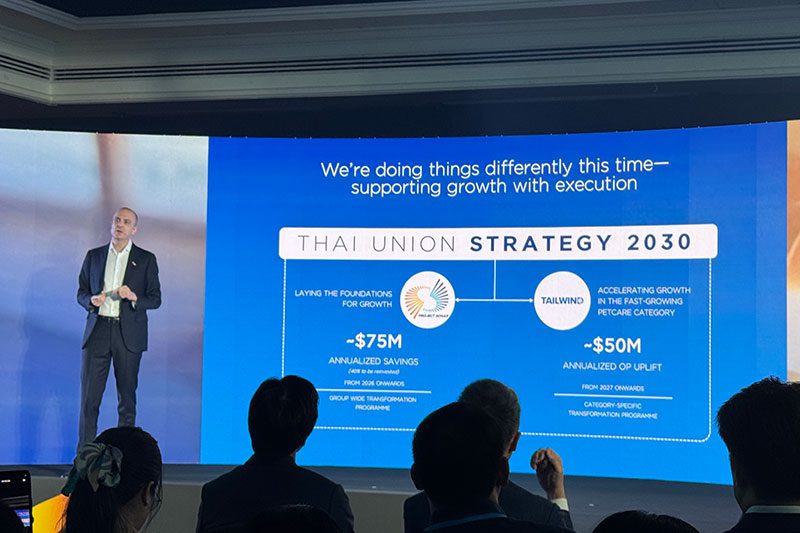 ไทยยูเนี่ยน ประกาศทำ Business Transformation ครั้งใหญ่ ดันยอดขายแตะ 2.45 แสนล้านบาทในปี 2030